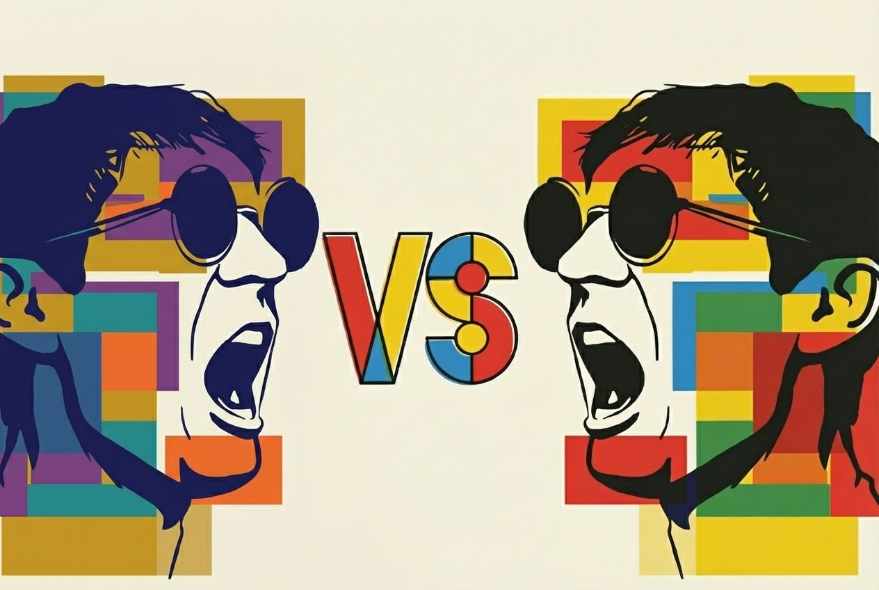 Human Design vs AI Art / Why Authentic Graphic Design Matters