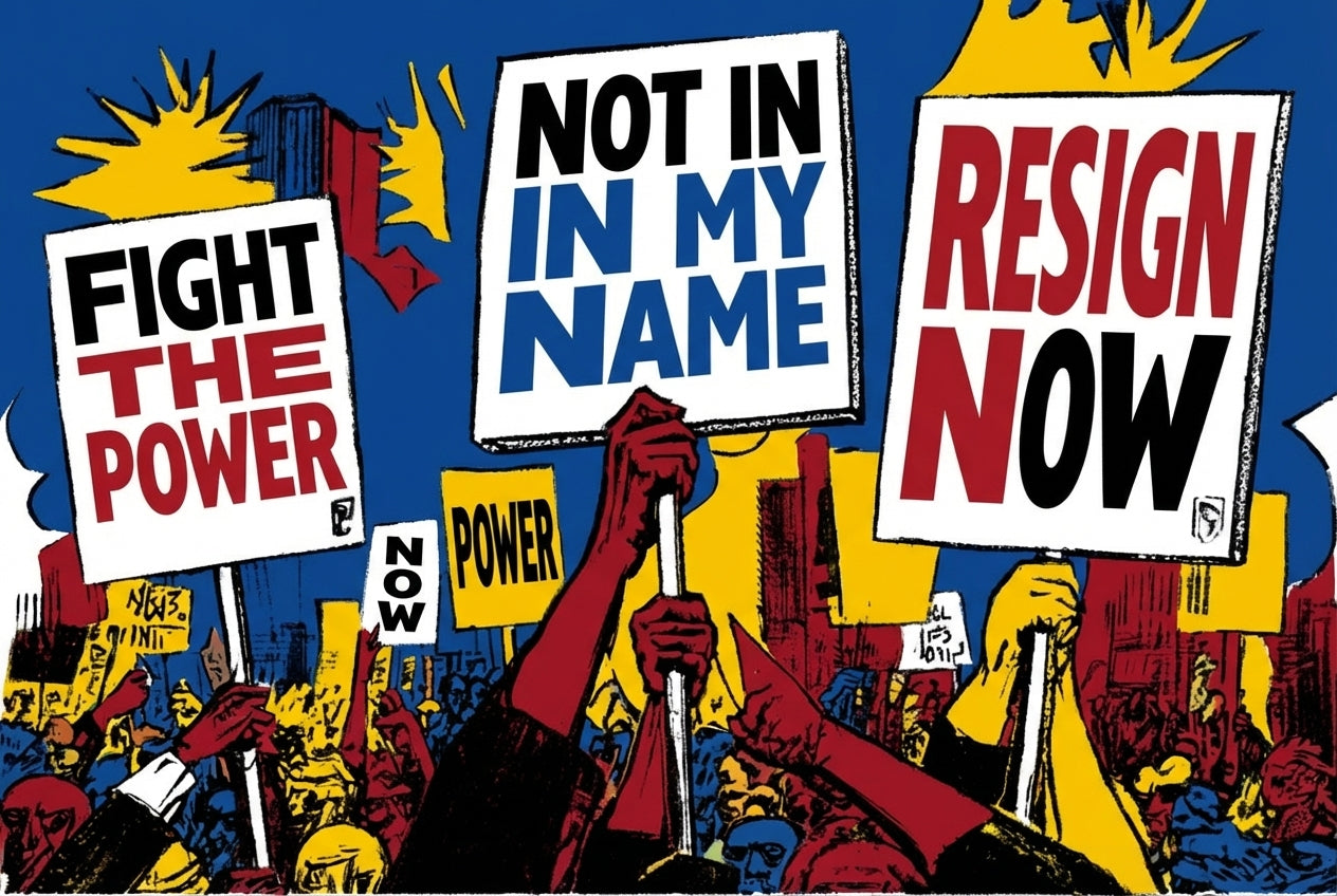 How Protest Posters Shaped Visual Culture / Graphic Design History